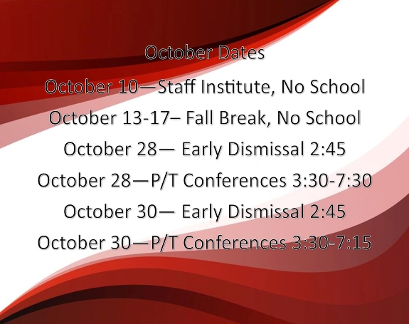  October Dates